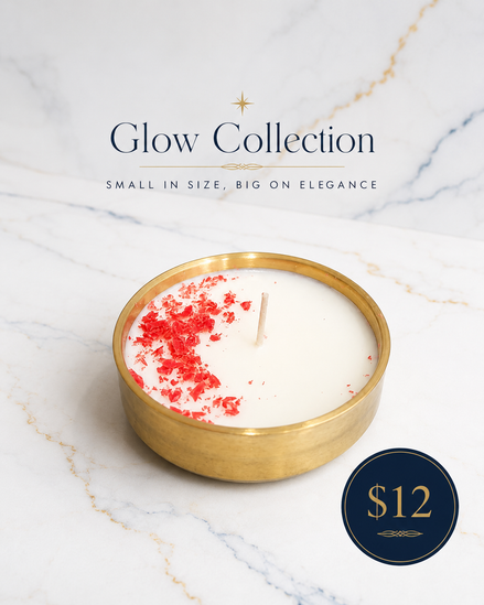 Glow Collection — Gold Bowl Candle