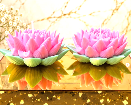 Lotus Bloom Candle
